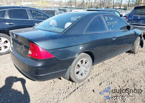 2003 Honda Civic Ex from USA, damaged, VIN 1HGEM22943L052169